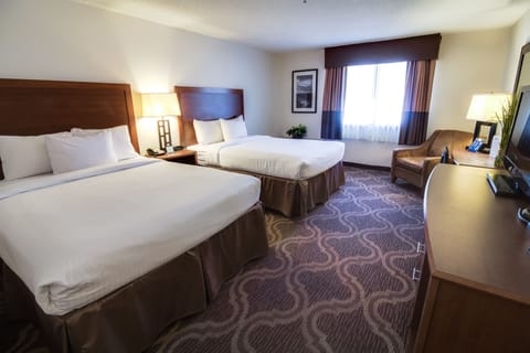 Standard Room, 2 Queen Beds | In-room safe, iron/ironing board, free WiFi, bed sheets
