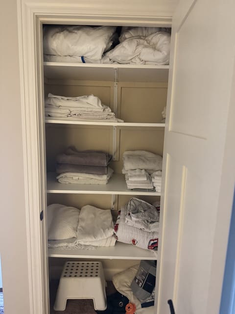 Wash towels provided 