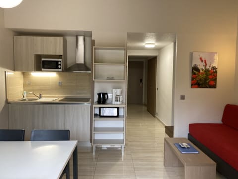 Family Apartment | Living area | 82-cm flat-screen TV with satellite channels, TV