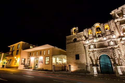 Front of property - evening/night