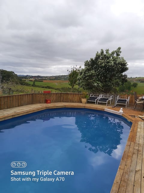 Pool view looking towards Bombay