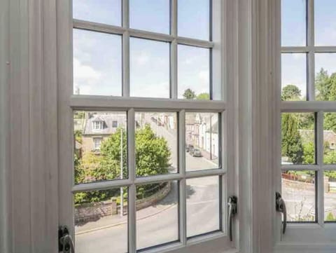 View from the twin bedroom over the village 