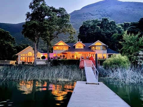 Lake side of property