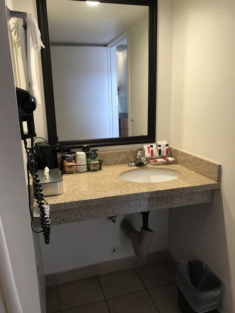 Room, 2 Double Beds, Accessible, Non Smoking (Mobility) | Bathroom sink
