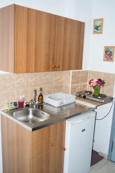 Studio, Sea View | Private kitchenette | Fridge, coffee/tea maker, electric kettle