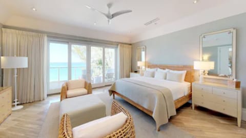 Luxury 3 Bedroom Villa, Beachfront | Egyptian cotton sheets, premium bedding, down comforters