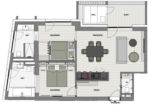 Grand Apartment (incl. Cleaning Fee) | Floor plan