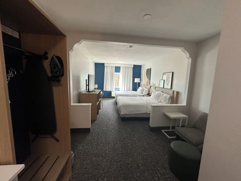 Room, 2 Queen Beds | In-room safe, desk, iron/ironing board, free WiFi