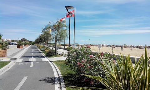 Beach nearby, white sand