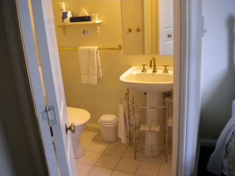 Petite Double Room  | Bathroom | Shower, free toiletries, hair dryer, towels