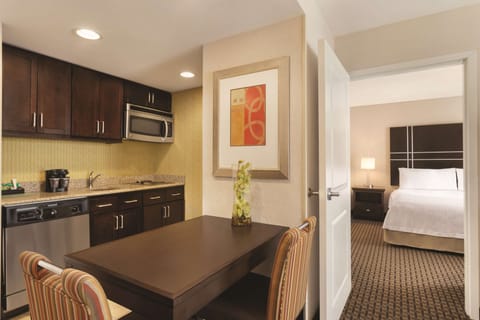 Suite One King Bed | Private kitchen | Full-size fridge, microwave, stovetop, dishwasher
