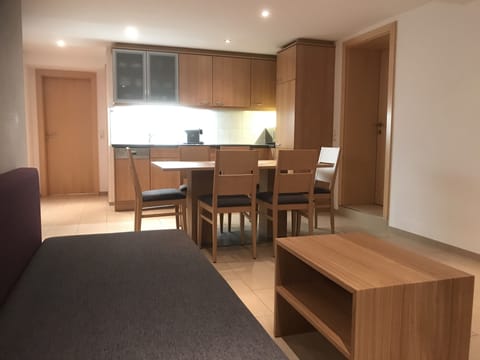 Comfort Apartment, 2 Bedrooms, Mountain View (Zaferhorn) | Living area | 38-inch flat-screen TV with cable channels, TV, heated floors