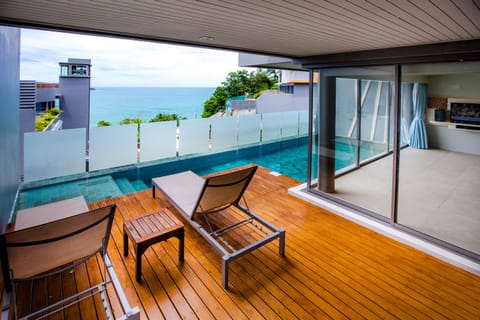 Duplex Pool Villa with Ocean View | Terrace/patio