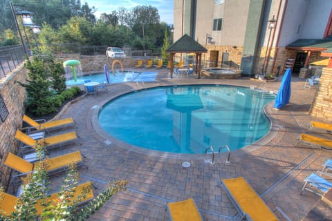 Indoor pool, seasonal outdoor pool