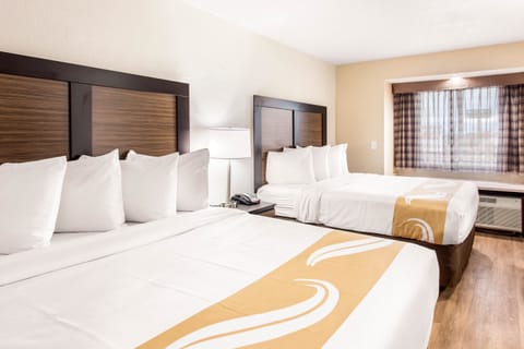 Standard Room, 2 Queen Beds, Non Smoking | Egyptian cotton sheets, premium bedding, down comforters, pillowtop beds