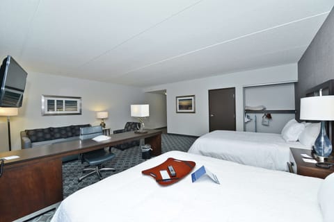 Suite, 2 Queen Beds, Non Smoking | Down comforters, pillowtop beds, in-room safe, laptop workspace