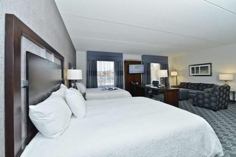 Suite, 2 Queen Beds, Non Smoking | Down comforters, pillowtop beds, in-room safe, laptop workspace