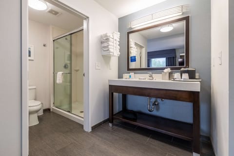 King Studio Suite | Bathroom | Bathtub, hair dryer, towels