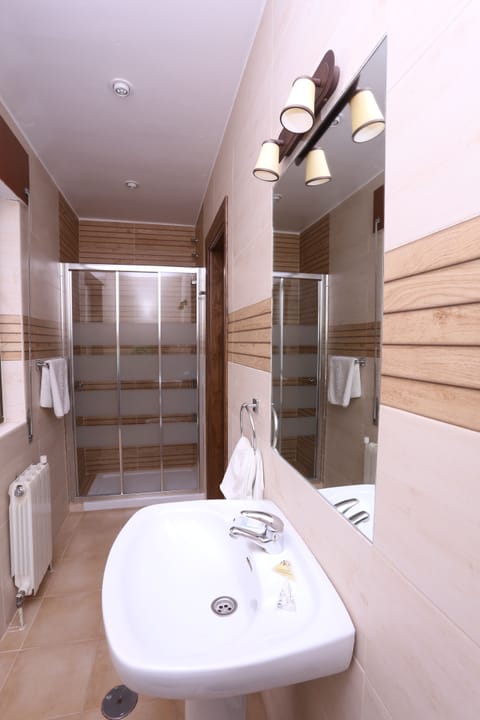 Standard Double Room, City View | Bathroom | Free toiletries, hair dryer, bidet, towels