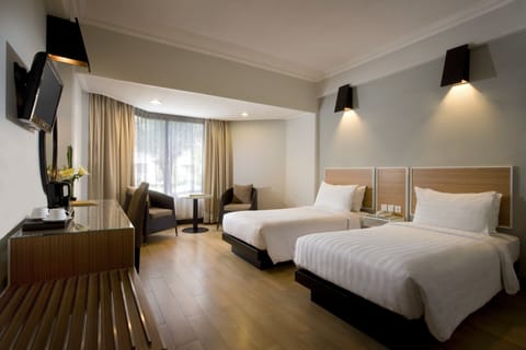 Executive Room, 2 Single bed | Egyptian cotton sheets, premium bedding, minibar, in-room safe