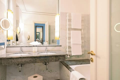 Free toiletries, hair dryer, bathrobes, slippers