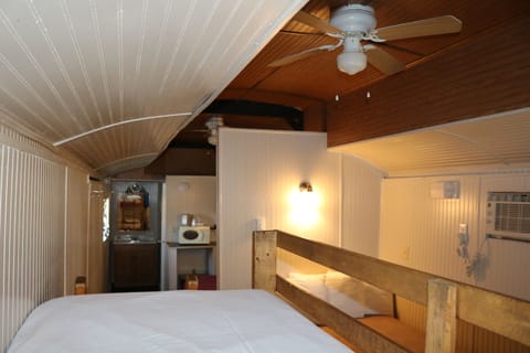 Baggage Car, 2 Double Beds and 2 Single Bunks | Individually decorated, individually furnished, blackout drapes