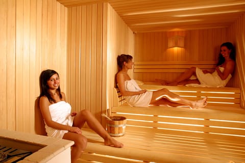 Sauna, spa tub, steam room, Turkish bath, massages