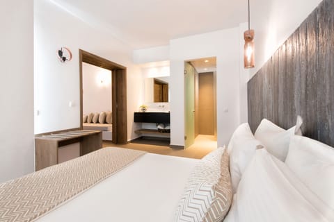 Premium Suite | Bathroom | Eco-friendly toiletries, hair dryer, slippers, towels