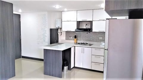 Apartment, Mountain View (Superior Room VII) | Private kitchen | Full-size fridge, microwave, oven, stovetop