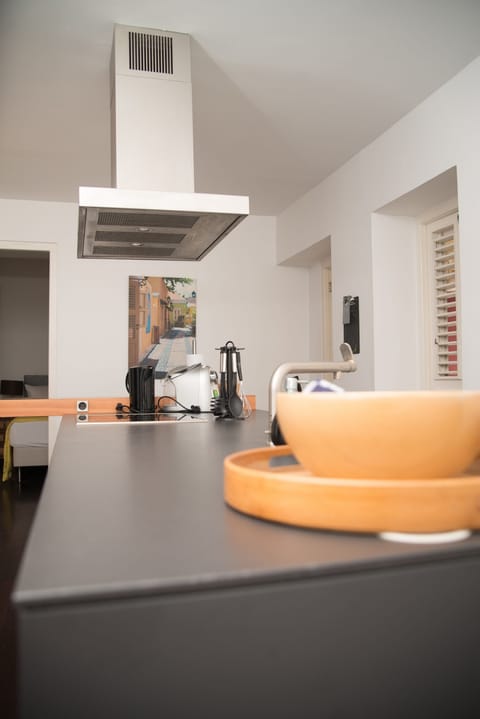 Two Bedroom Apartment City View | Private kitchen | Fridge, coffee/tea maker, electric kettle