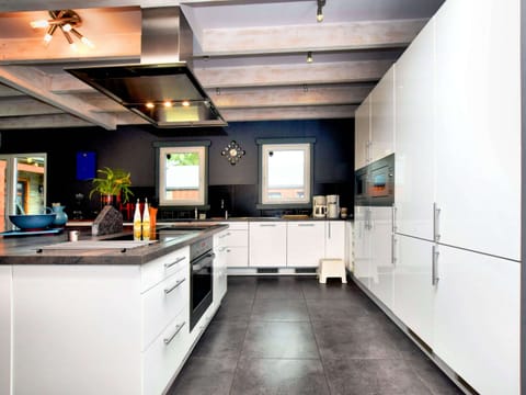 Villa | Private kitchen | Fridge, microwave, dishwasher, highchair