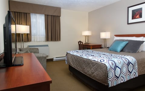 Standard Room, 1 Queen Bed | Pillowtop beds, desk, laptop workspace, blackout drapes