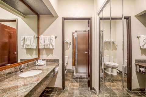 Suite, 1 King Bed, Non Smoking | Bathroom | Combined shower/tub, hair dryer, towels