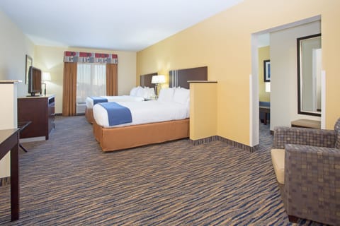 Suite, 2 Bedrooms | In-room safe, blackout drapes, iron/ironing board, free rollaway beds