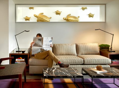 Lobby sitting area