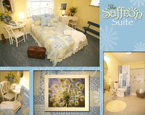 Saffron Suite | Individually decorated, individually furnished, free cribs/infant beds