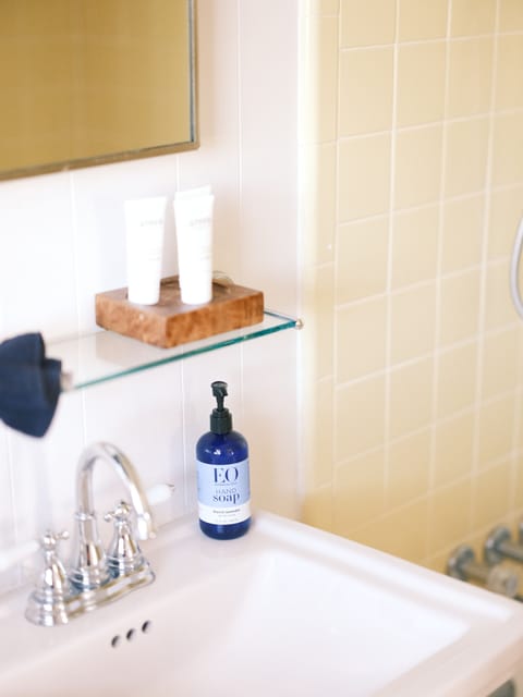 The Lily Cottage | Bathroom | Free toiletries, hair dryer, towels, soap