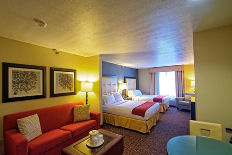 Suite, Multiple Beds | In-room safe, blackout drapes, iron/ironing board