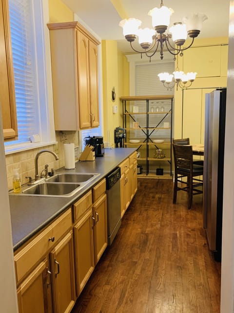 Fully stocked kitchen