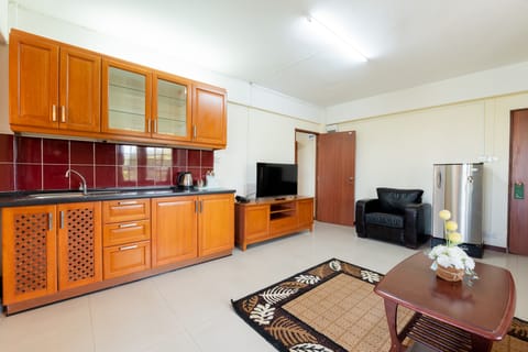 Family Suite, 1 Double Bed | Living area | TV