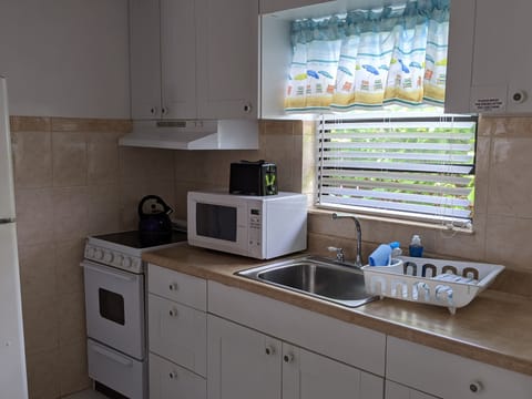 Apartment, 1 Bedroom | Private kitchen | Full-size fridge, microwave, oven, stovetop