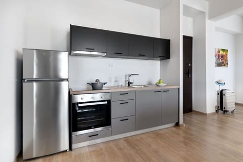 Penthouse (with terrace) | Private kitchen | Oven, stovetop, espresso maker, coffee/tea maker