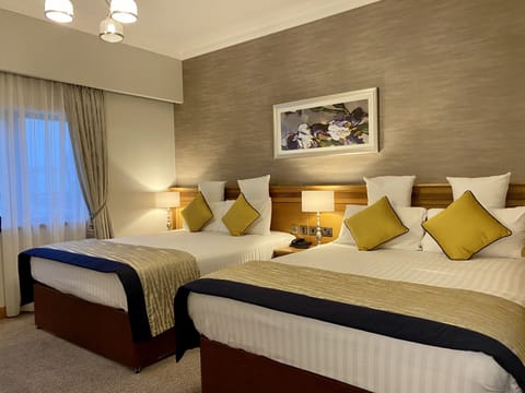 Family Room | Premium bedding, pillowtop beds, in-room safe, desk