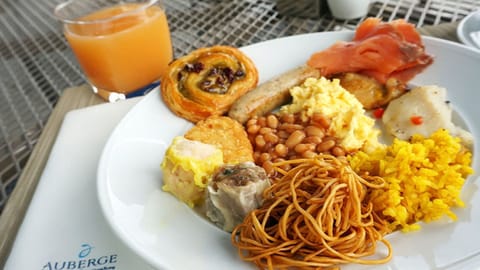 Daily buffet breakfast (HKD 217.8 per person)