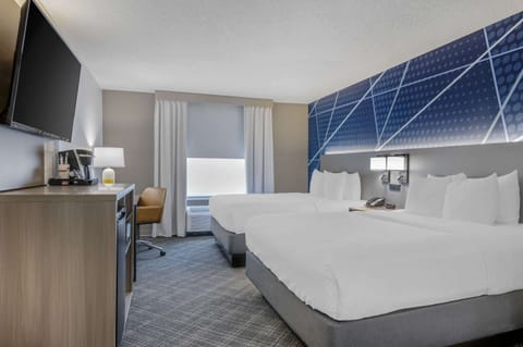 Studio Suite, 2 Queen Beds, Non Smoking | In-room safe, desk, soundproofing, iron/ironing board