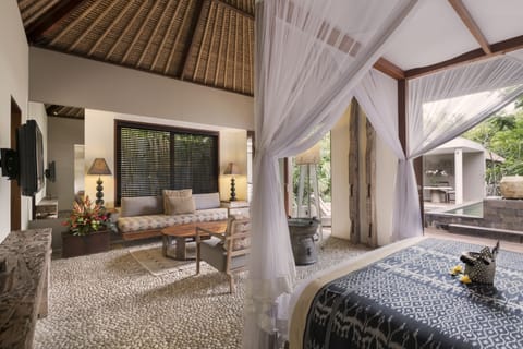 Bamboo Pool Villas | Premium bedding, memory foam beds, minibar, in-room safe