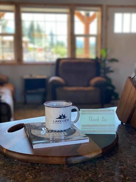 Savor the natural light, and cozy warmth as you enjoy a beverage.