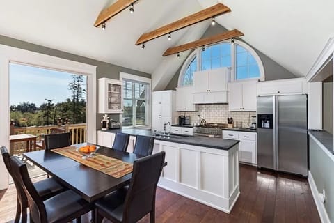 Chef's kitchen view from dining room