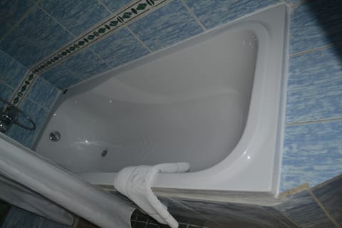 Double Room | Bathroom | Combined shower/tub, free toiletries, bidet, towels
