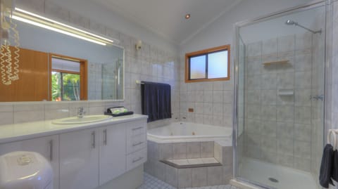 Deluxe Villa, Jetted Tub | Bathroom | Free toiletries, towels